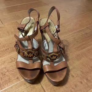 Michael Kors wedge heels. Size 6 women